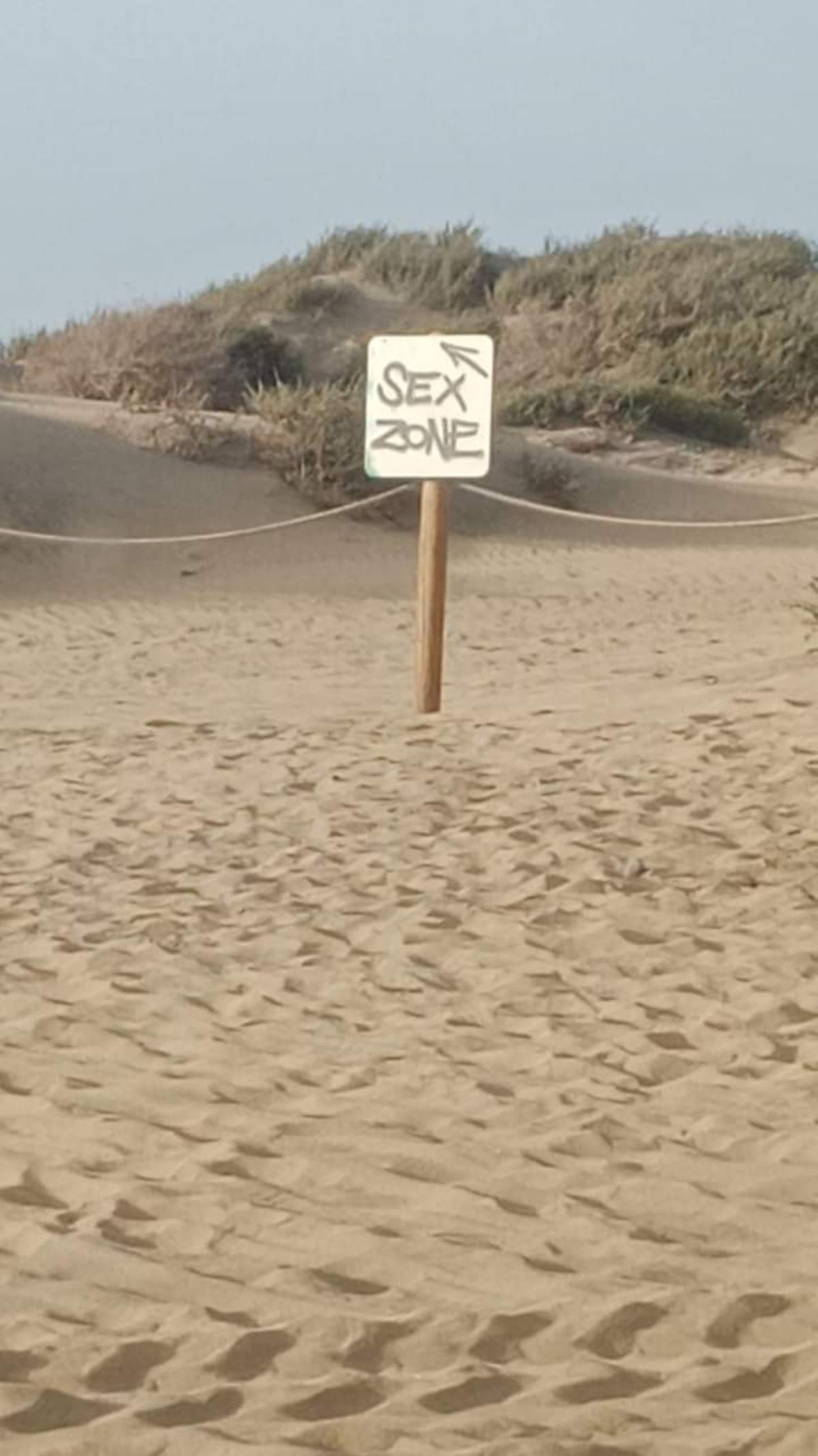 Actos vandálicos en Playa del Inglés