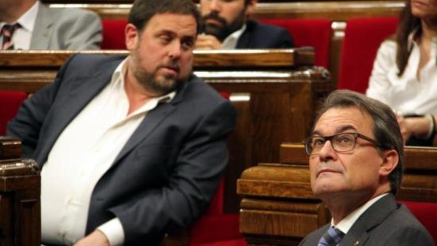 Artur Mas i Oriol Junqueras