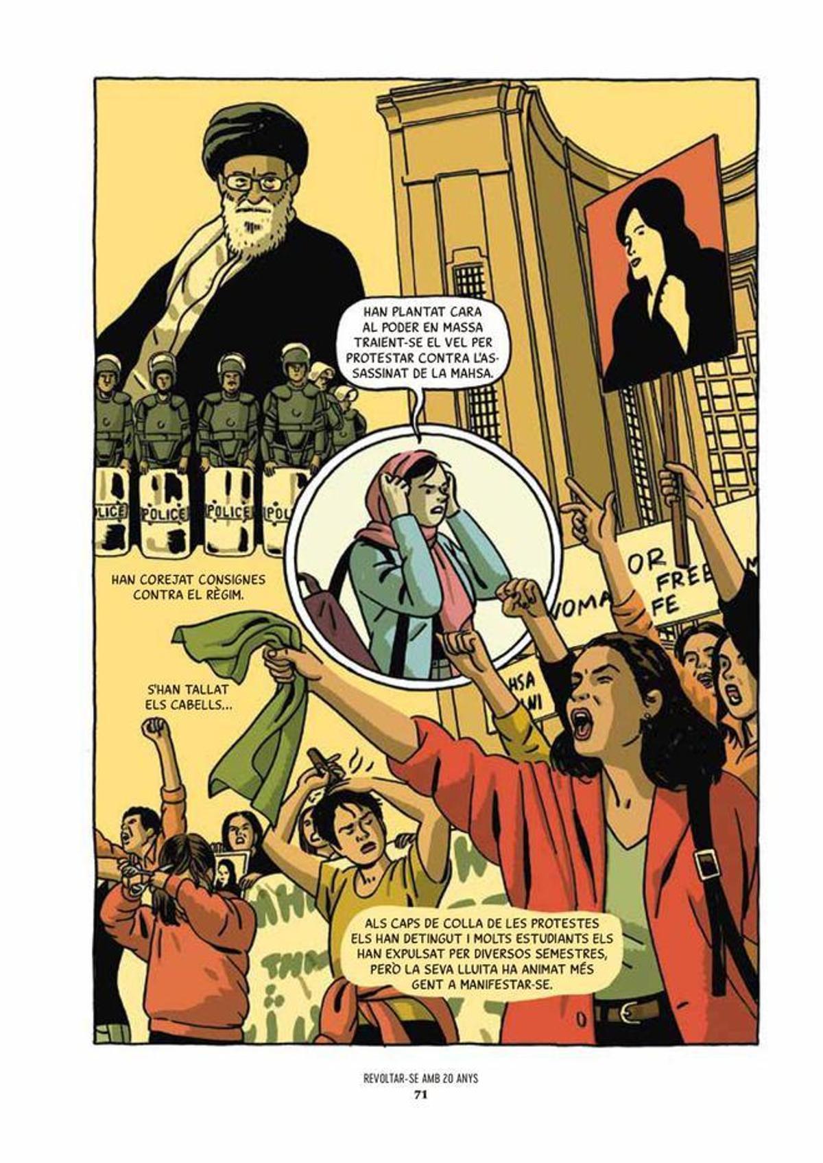 La revolución del velo en Irán sigue viva en las viñetas de Satrapi y Paco  Roca - La opinión de Málaga