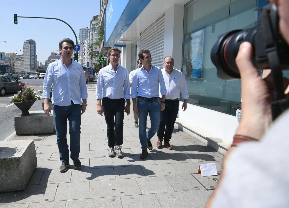 Pablo Casado visita A Coruña