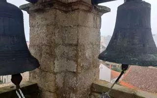 Pasan lista a las campanas de O Salnés: tiene una de las más antiguas de Galicia
