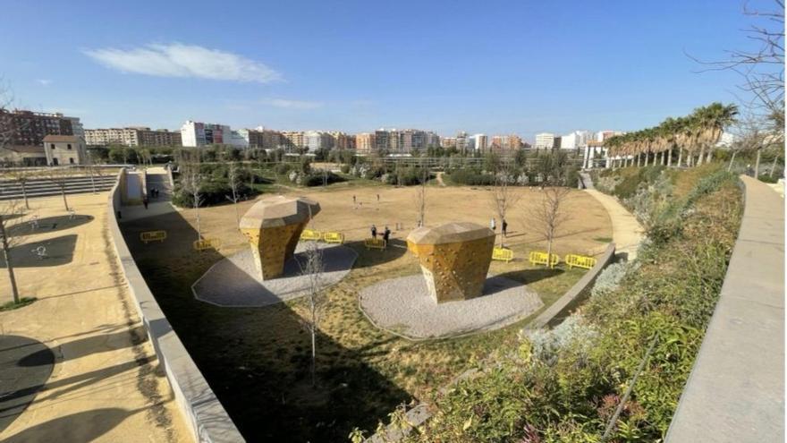 El Parc Central es uno de los puntos de València que cuenta con sistemas de drenaje sostenibles.