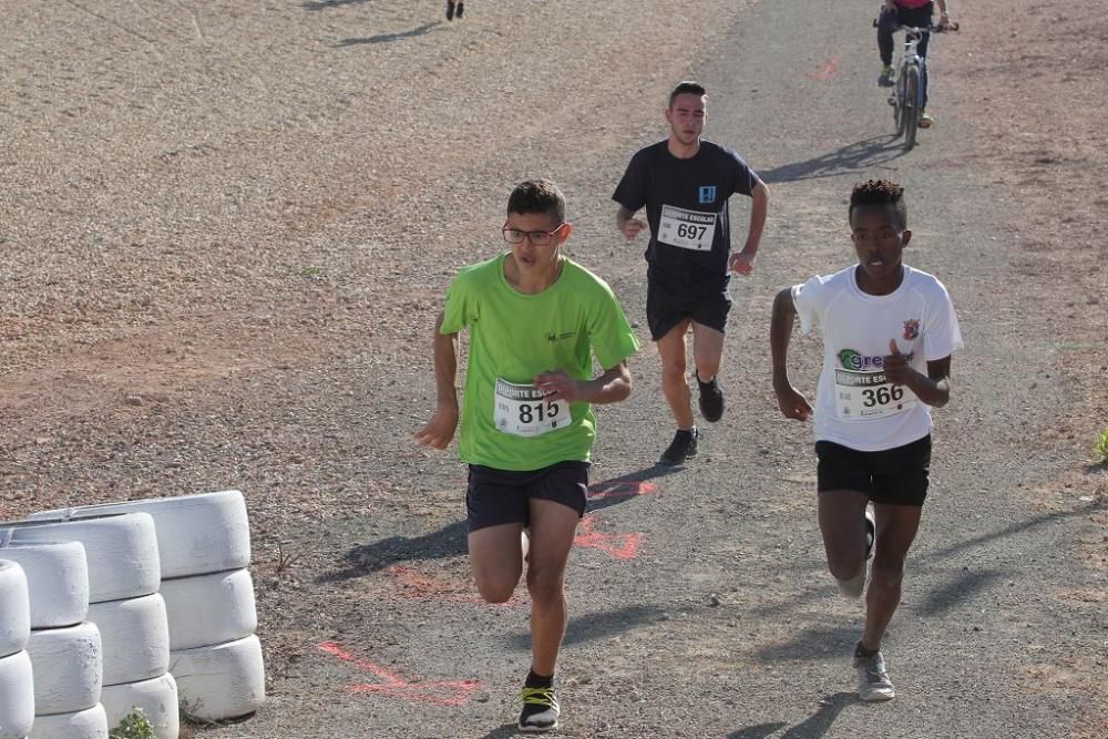 Cross Escolar Cartagena en el Circuito de Velocida