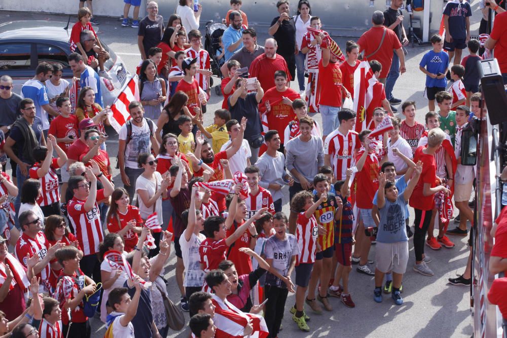 Rua de celebració de l'ascens del Girona