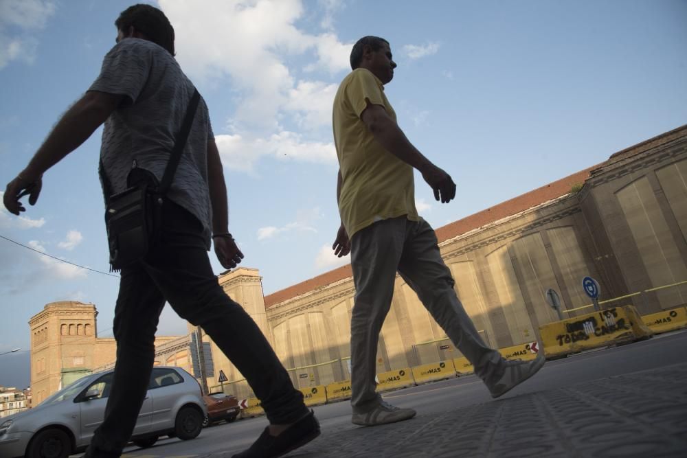 Estat actual de les obres a la Fàbrica Nova de Man