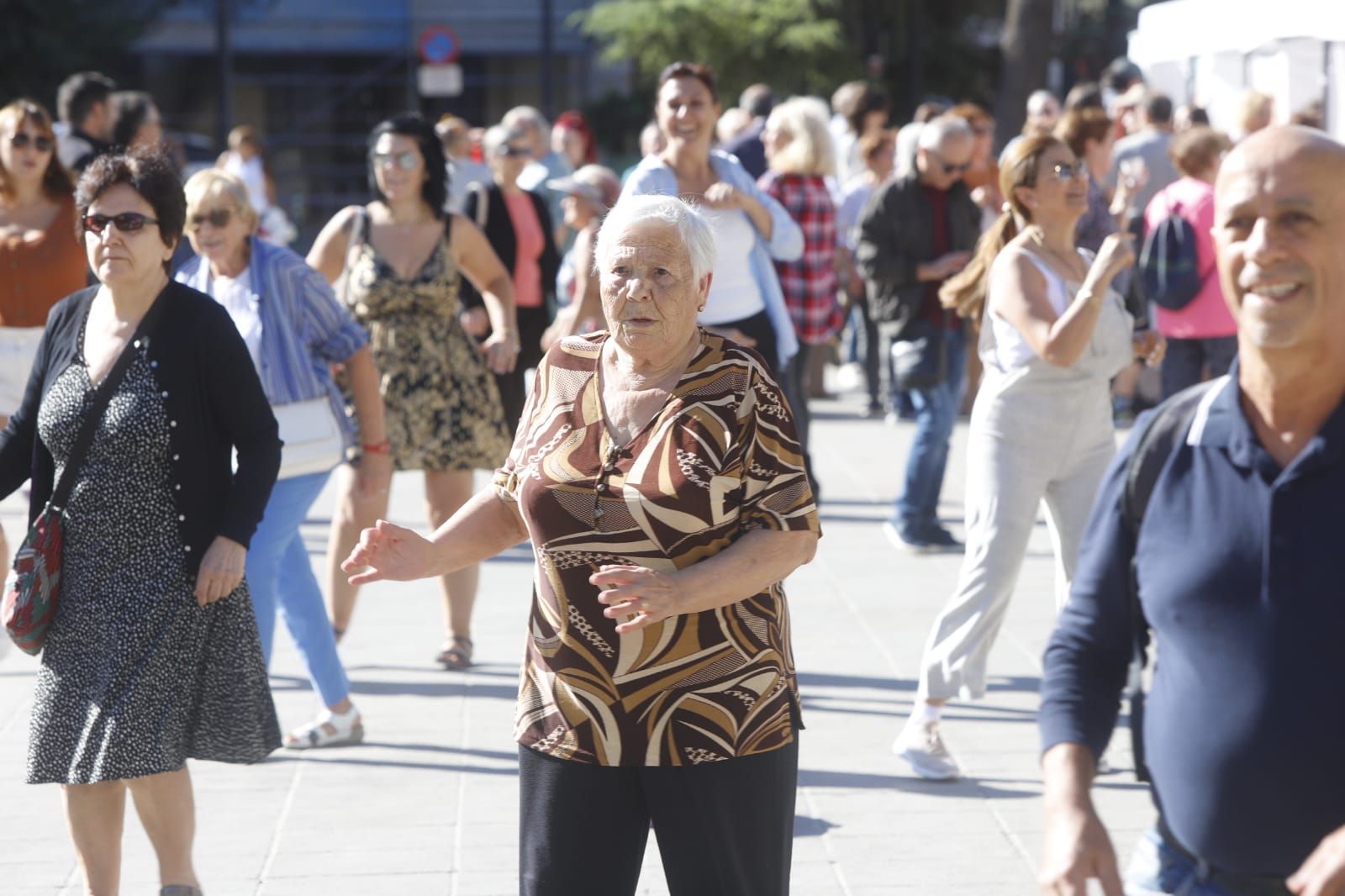 Día de las personas mayores en la plaza del Ayuntamiento