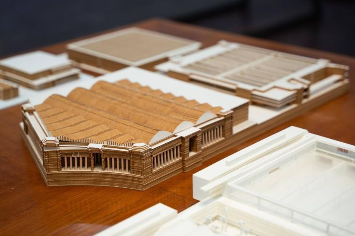 Propuesta finalista del Lote 1, Palau Multifuncional y Palau de les Comunicacions, de Arquitectes Àrea Productiva SLP y FRPO Rodriguez y Oriol Arquitectes SLP, titulada Palaus Urbans.