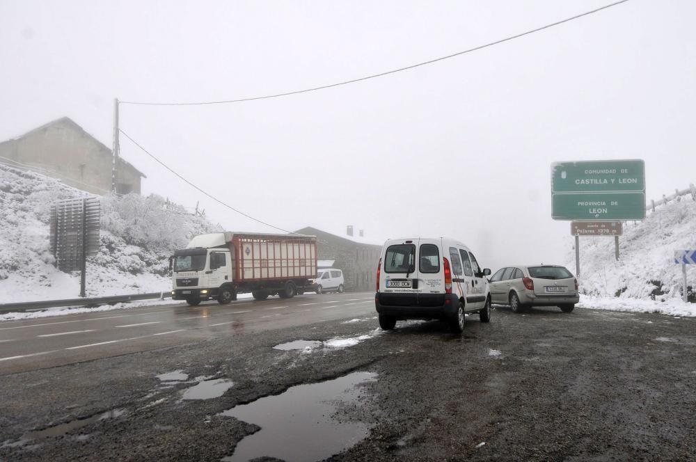 Ola de frío y nieve en Asturias