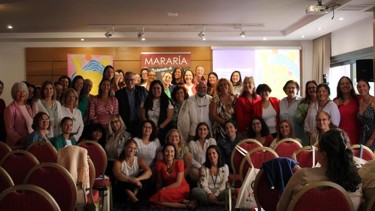 Participantes en las jornadas de Mararía sobre prevención en intervención en violencia sexual.