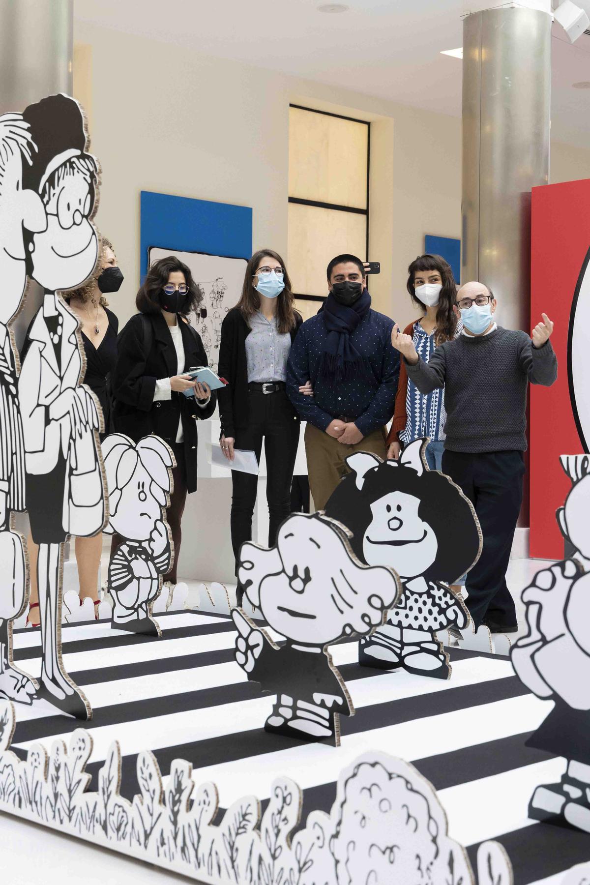Quino y Mafalda toman València