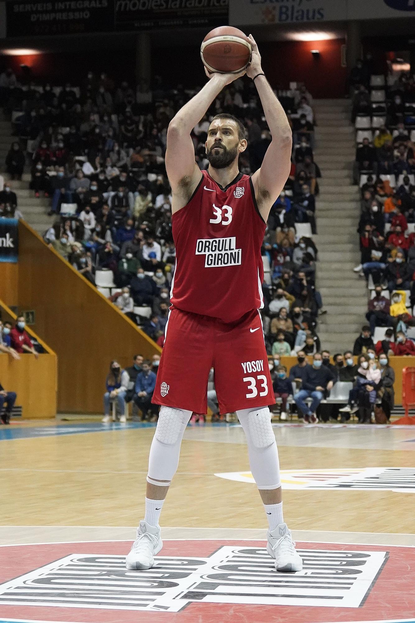 Marc Gasol impacta en el retorn a Girona davant 3.500 aficionats (89-47)