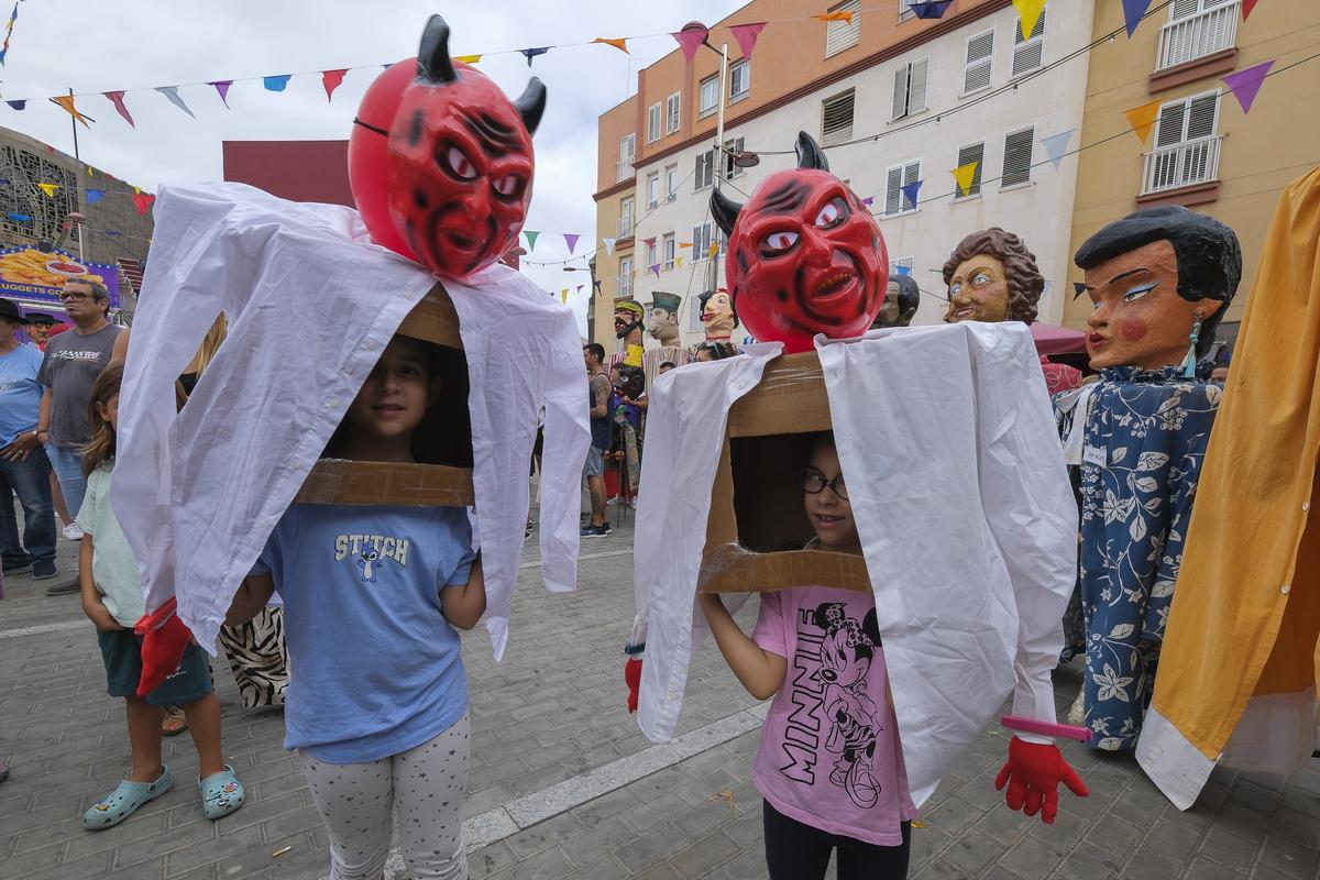 Las mellizas Alba e Irene, que llevan tres años participando en este encuentro.