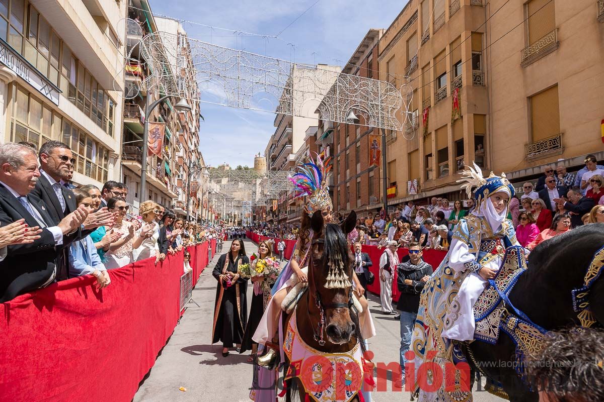 Desfile infantil del Bando Moro en las Fiestas de Caravaca