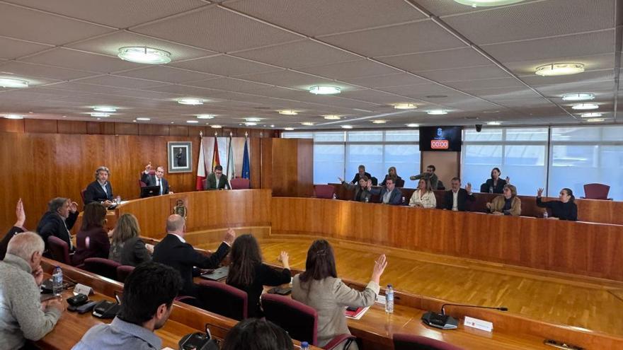 Pleno municipal de Vigo.