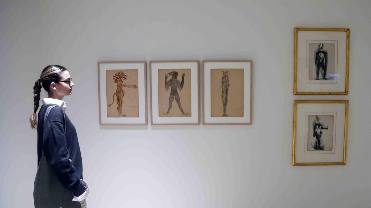 Algunas de las piezas de la exposición recién inaugurada