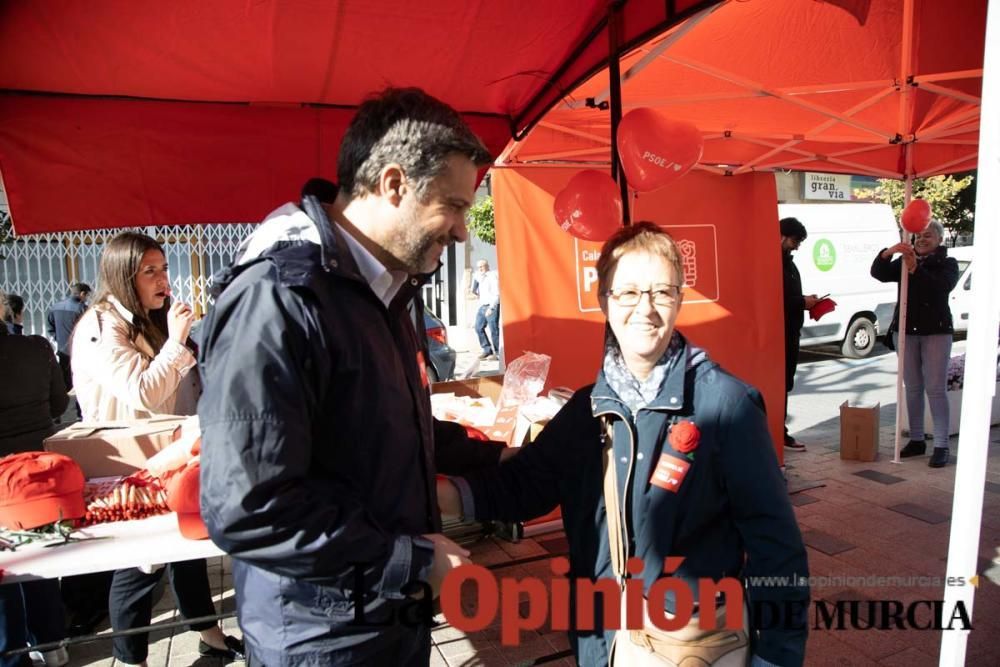 Joaquín López visita Calasparra junto al alcalde J