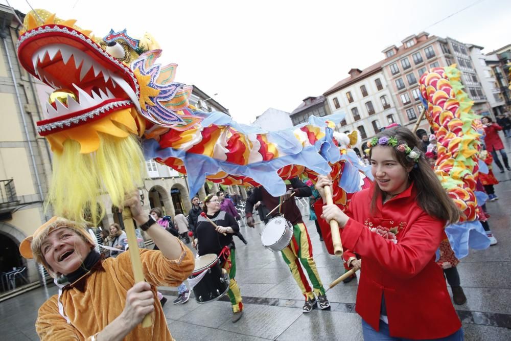 Celebración Año Nuevo chino en Avilés