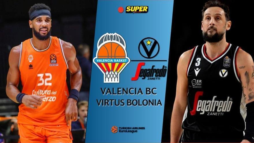 Euroliga, en directo | Valencia Basket - Virtus Bolonia