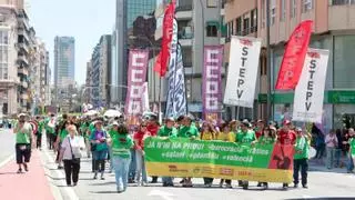La lucha docente vuelve a las calles de Alicante en la segunda semana de huelga