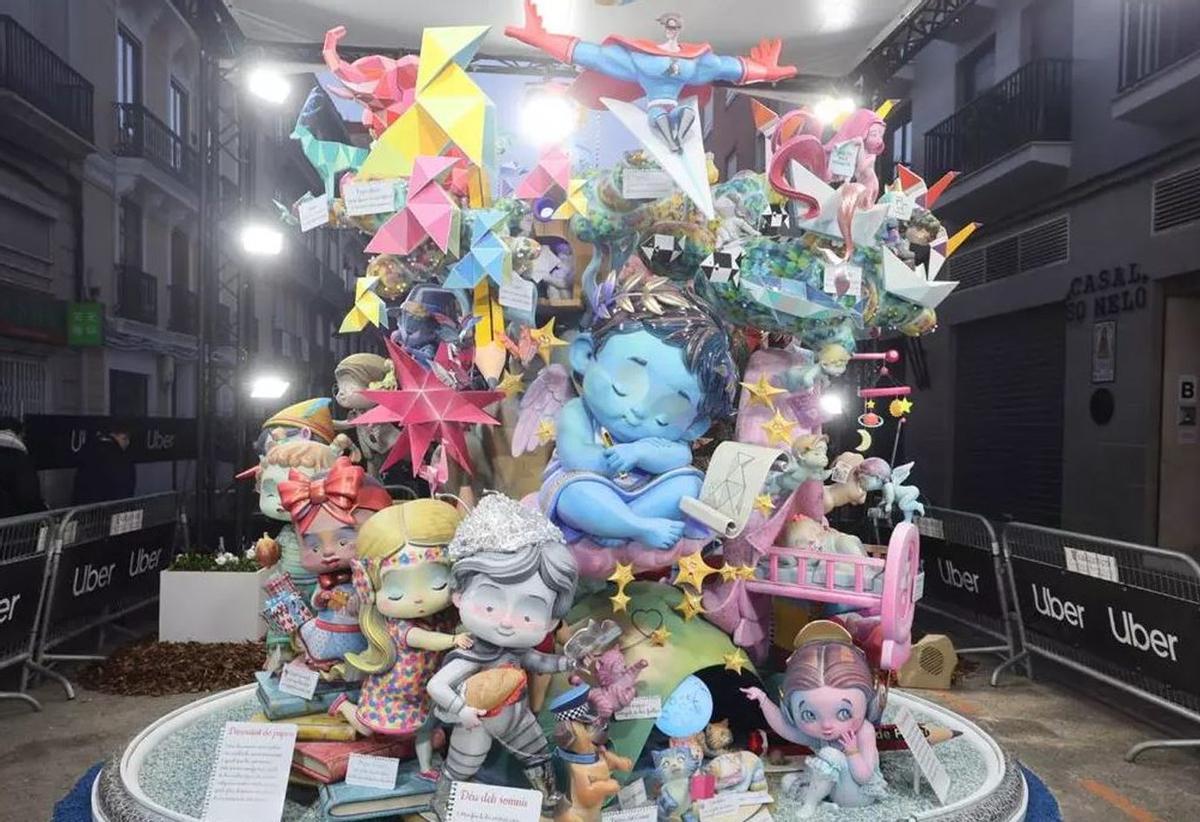 Frontal de la falla ganadora de la Sección Especial infantil. | FERNANDO BUSTAMANTE