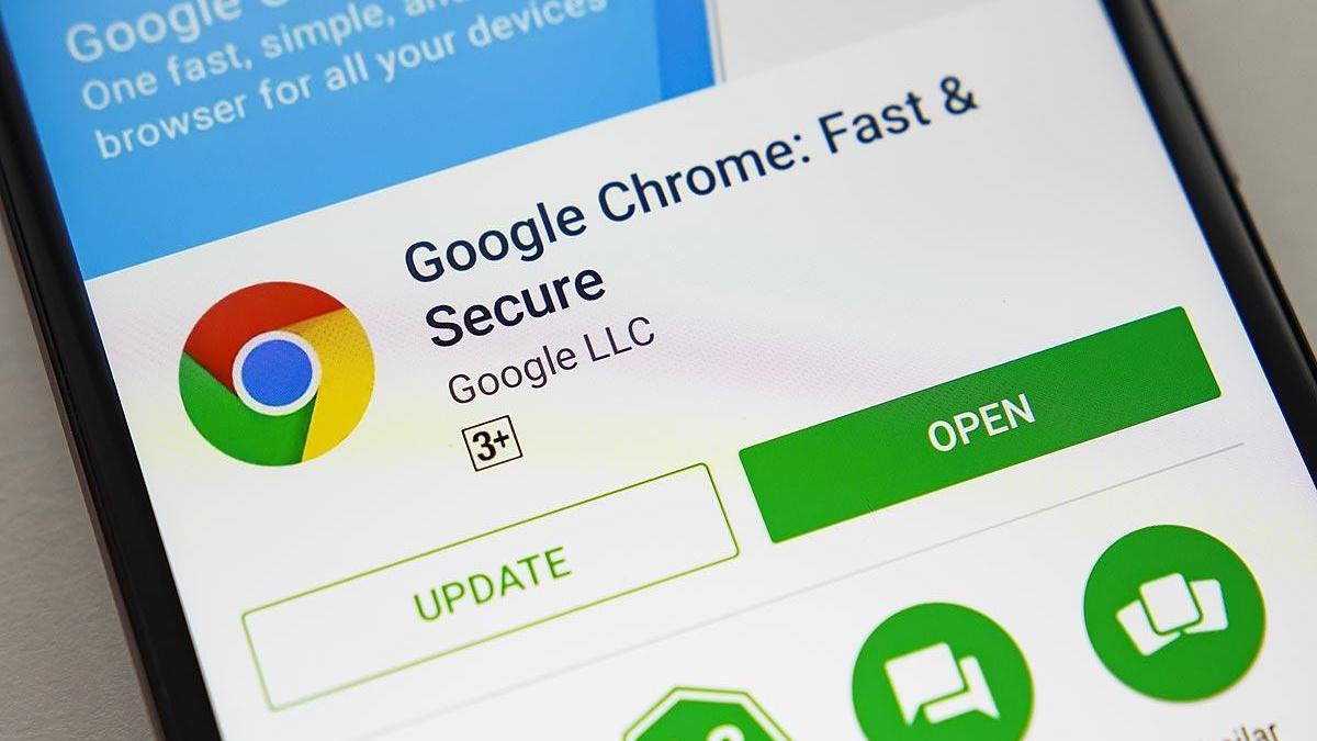 El navegador Chrome, en Google Play.