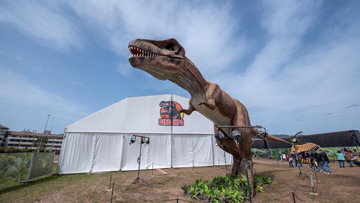 El Tyrannosaurus Rex tiene 15 metros de alto de 8 de ancho; y encima se mueve