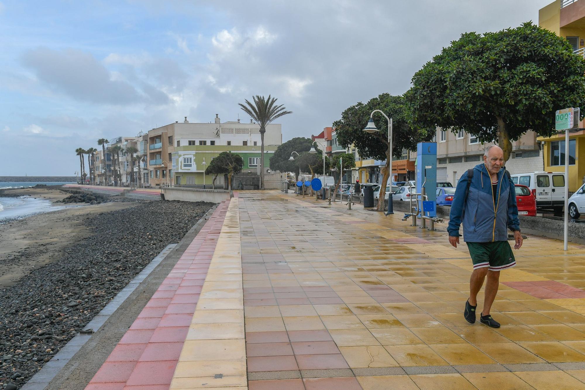 Efectos de la borrasca 'Óscar' en Arinaga