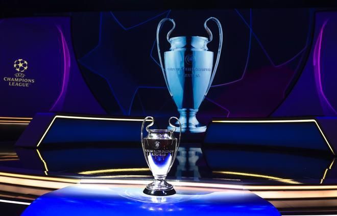 El título de la Champions League reside en la sede de la UEFA | EFE