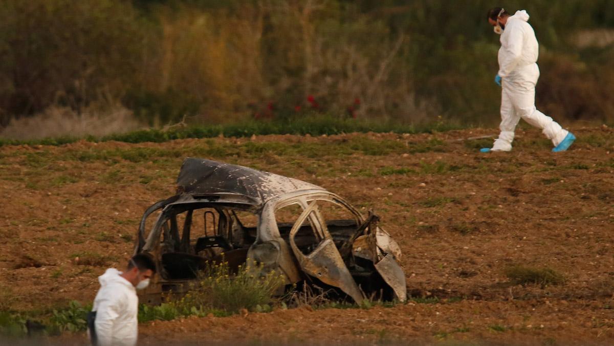 Daphne Caruana de 53 anys ha mort aquest dilluns en l’explosió d’un cotxe bomba.