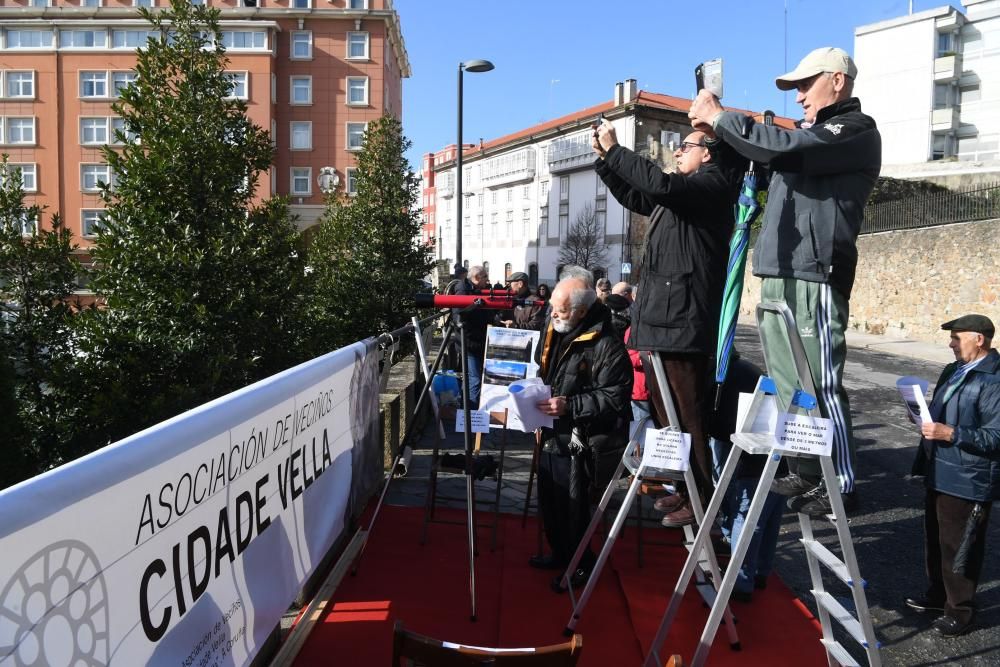 Manifestación por las obras en La Solana