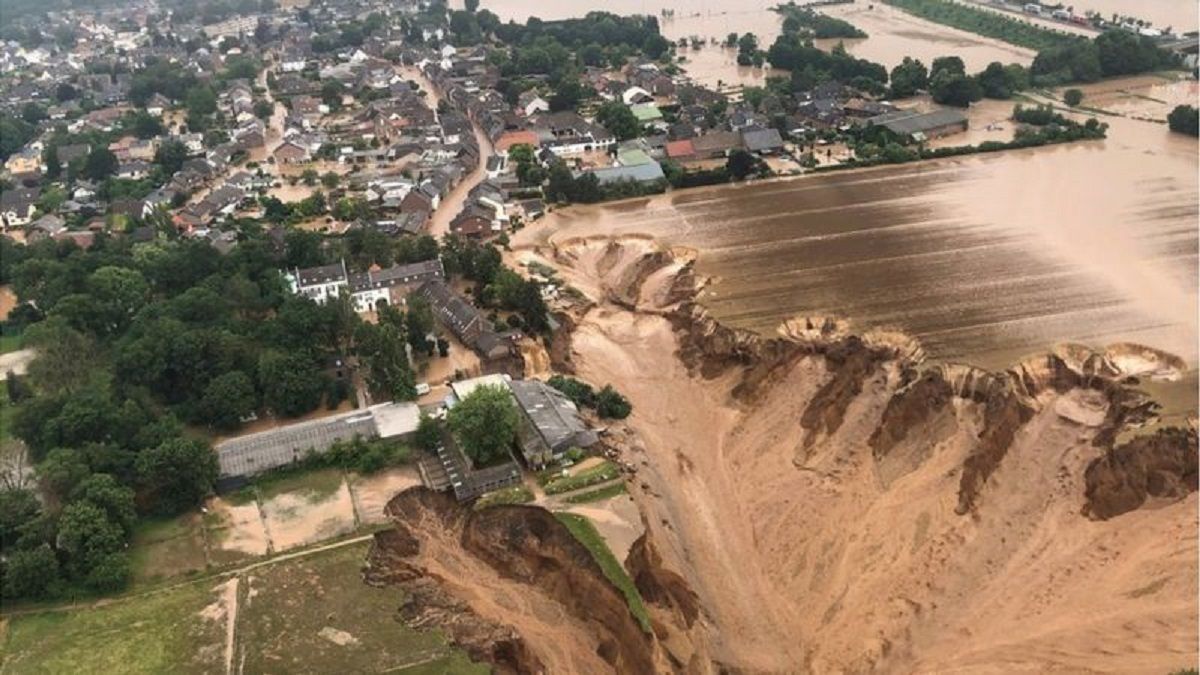 Más de 100 muertos y 1300 desaparecidos en las catastróficas inundaciones de Alemani y Bélgica