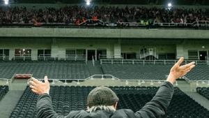 La afición del Athletic, en St. James Park