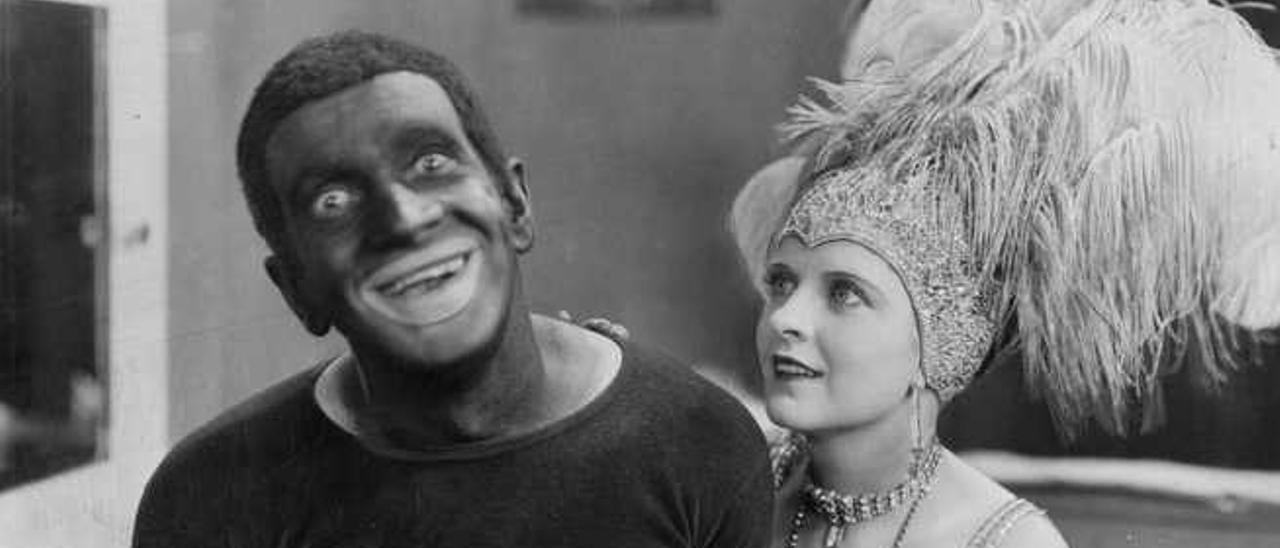 Al Jolson en &#039;El cantor de jazz&#039;.