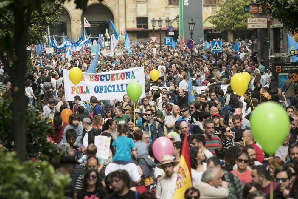 La manifestación, en imágenes