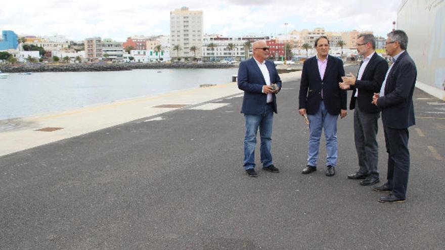 De izquierda a derecha, Juan Jesús Rodríguez,Ahmed Moussa, Marcial Morales y Rafael Páez.