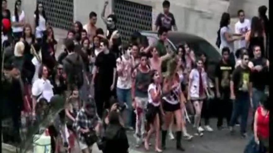 Desfile zombi en Brasil