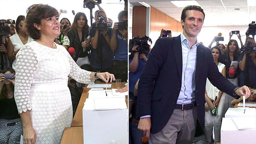 Casado logra el respaldo de San Gil y Santamaría carga contra Sánchez por Torra