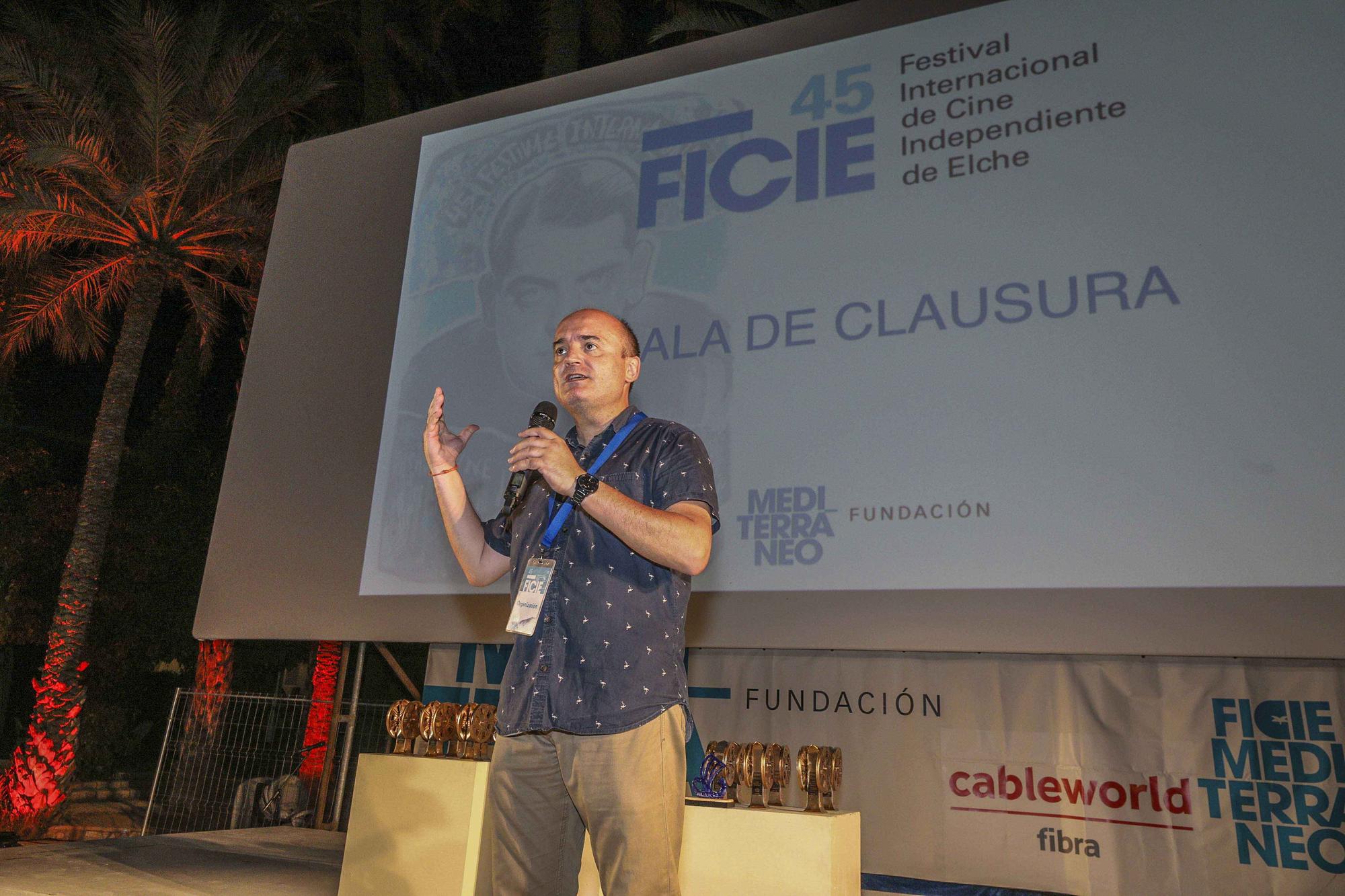 Clausura del Festival de cine internacional de Elche.