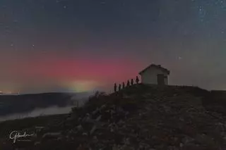 La luz de las auroras boreales sorprende en Allande