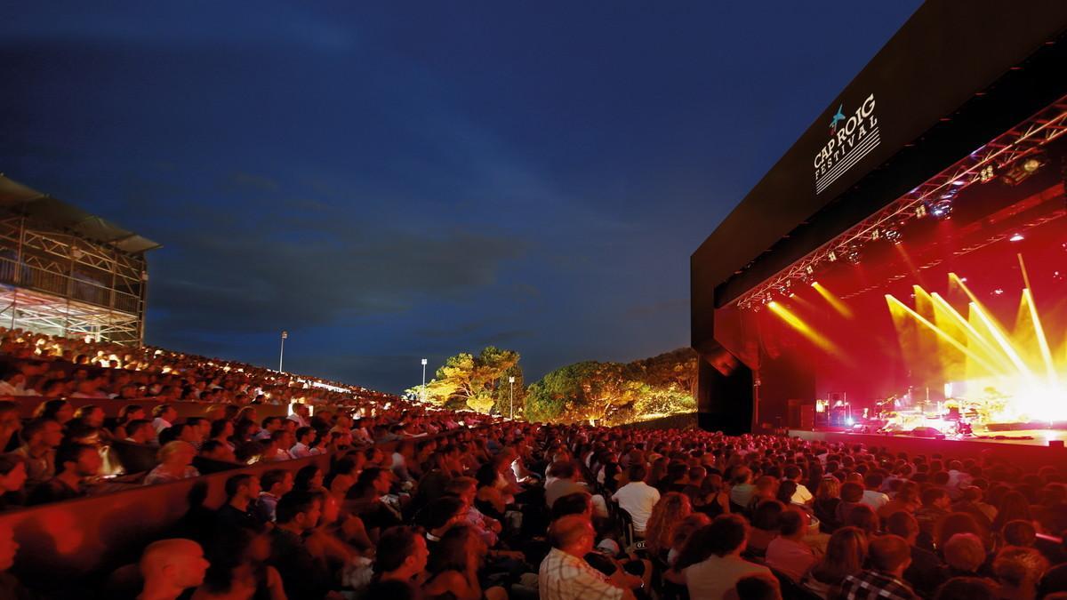 Un concierto en el Festival de Cap Roig.