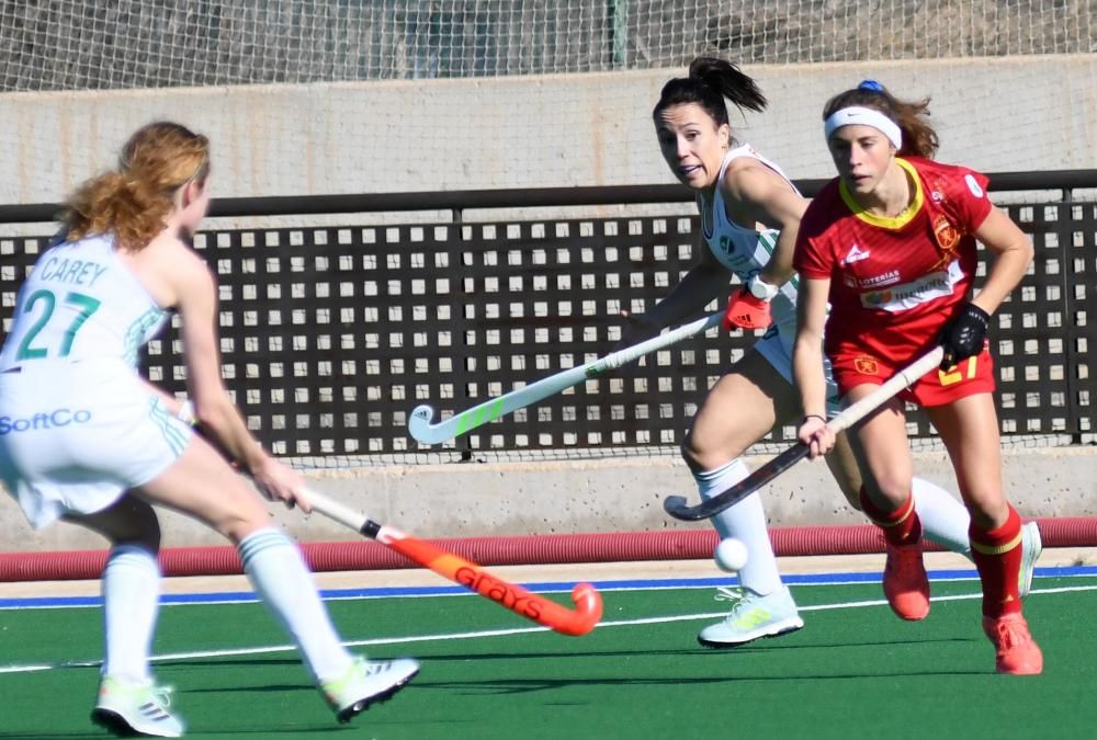 Selección española femenina de hockey en Murcia