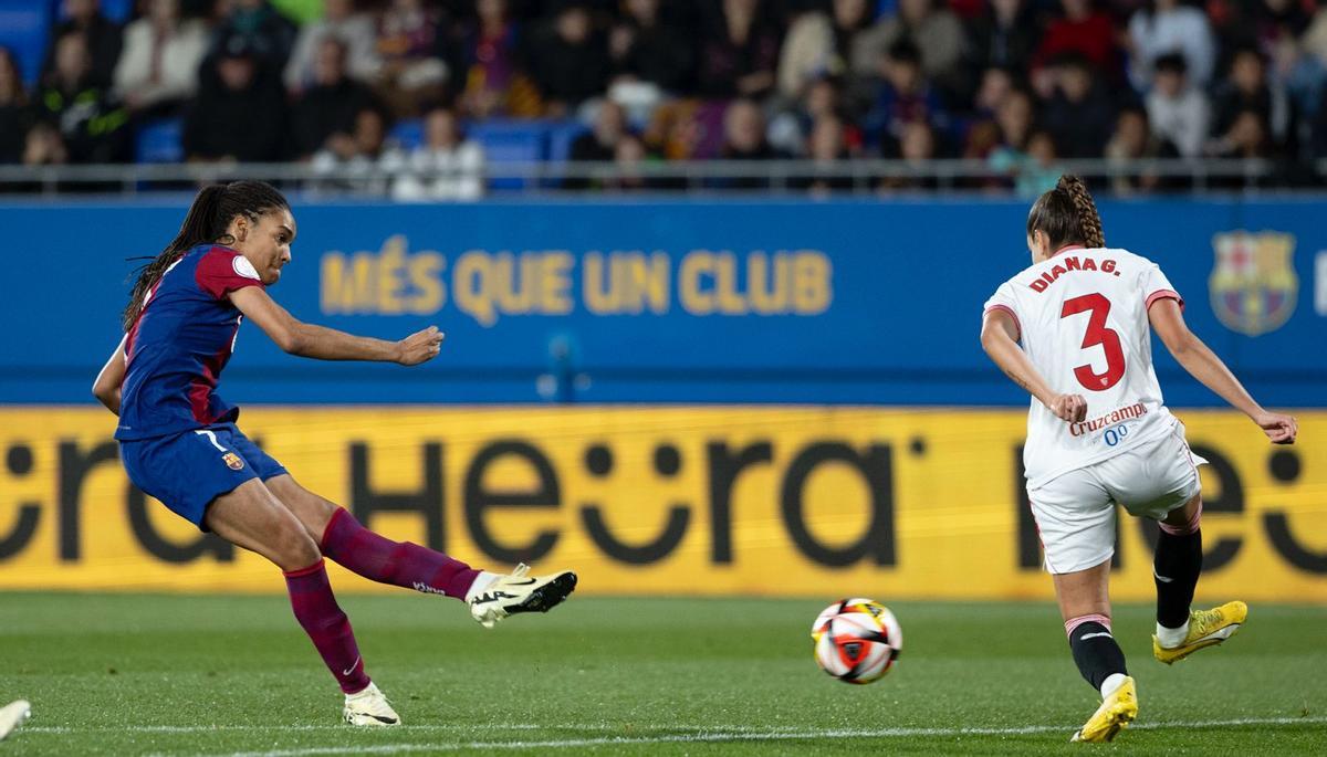 Copa de la Reina. Cuartos. FC Barcelona - Sevilla, en imágenes