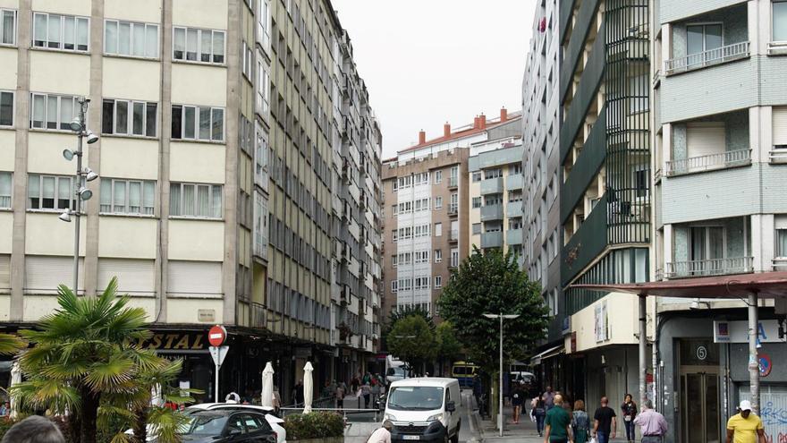 Entorno de la plaza Roja en el Ensanche de Santiago de Compostela/jesús prieto