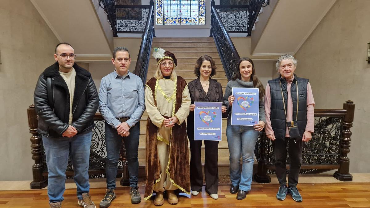 Presentación de la Cabalgata de Reyes de Teruel, este martes.