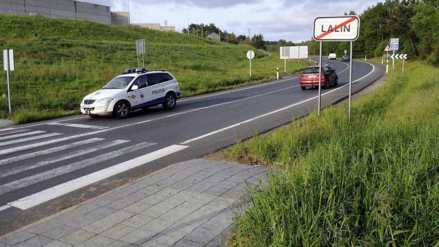 Tramo para el que el gobierno local demanda las sendas peatonales al ministerio.  // Bernabé/Javier Lalín