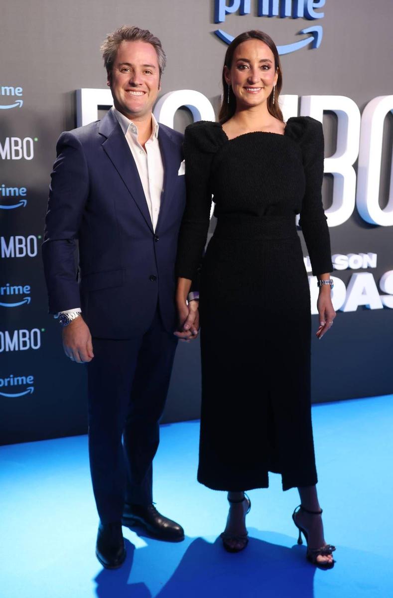 Lucia Pombo y Álvaro López Huerta en el estreno del documental Pombo