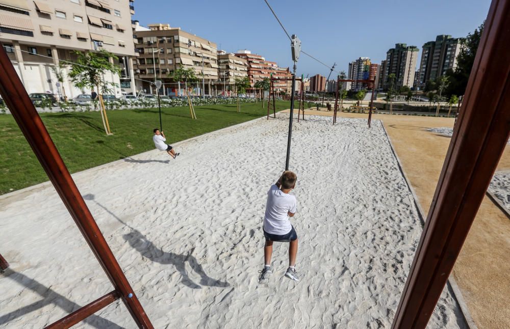 Así es el nuevo parque del barrio de Foietes en Benidorm