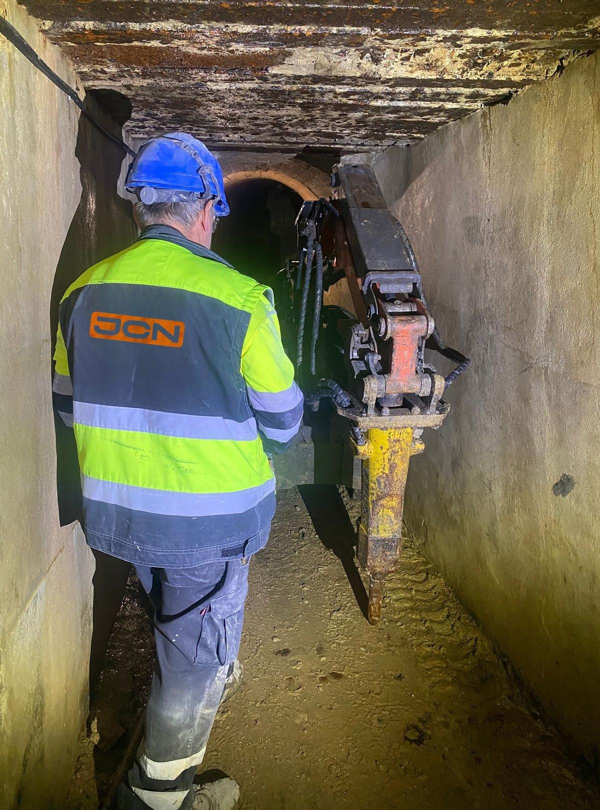 Refugio antiaéreo de Cimavilla en Gijón.