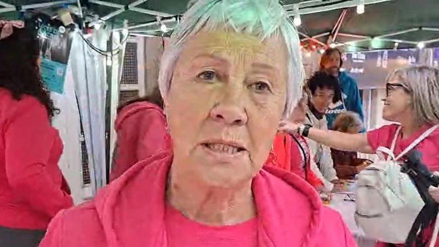 Olga Sotelo, presidenta de Adicam, habla sobre la carrera y la 'andaina' solidarias de la entidad