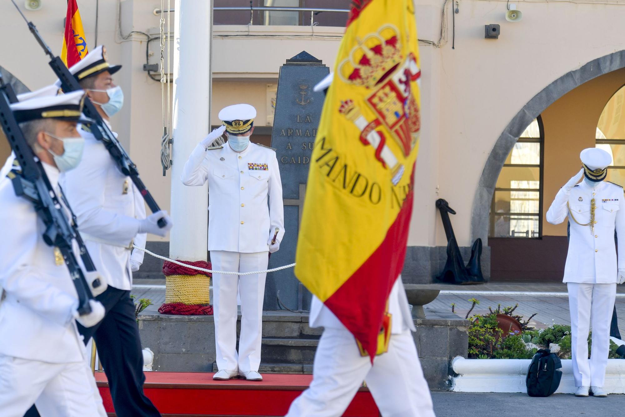 Visita del jefe del Estado Mayor de la Armada a Las Palmas de Gran Canaria
